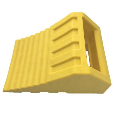 China HDPE 20Ton Heavy Duty Plastic HDPE Car Vehicle Anti-Slip Parking Pavement Truck Trailer Pickup Ramp Block Wheel Wedge for sale