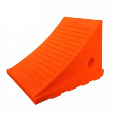 China High Quality Smaller PU Foam Car Truck Trailer Motorcycle Aircraft Wheel Chocks Stopper for sale