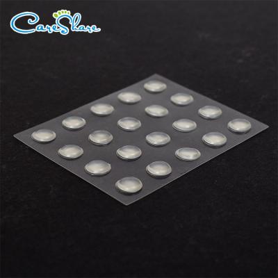 China Self-adhesive Silicone Cabinet Sliding Door Feet Rubber Pad Clear Clear Shockproof Adhesive Rubber Bumper Anti Slip for sale