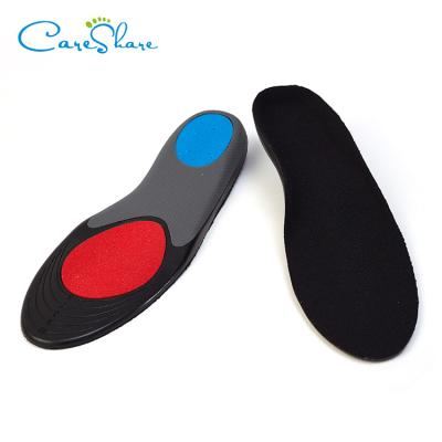 China Shock Absorption PU Foam Sport Insole With Arch Support for sale