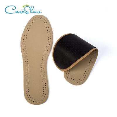 China Genuine Leather Insole Cushion Absorbent Resistant Natural Cowhide Soft Shock Absorption Soft Breathable Deodorization Sweat for sale