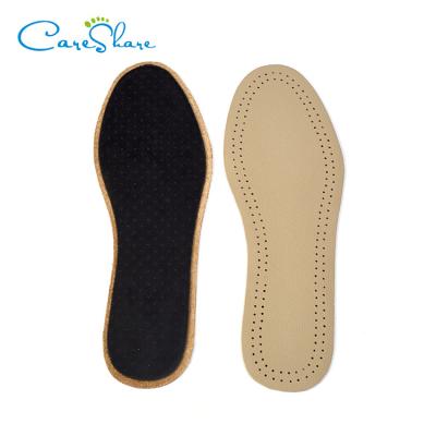 China Wholesale Shock Absorption Comfort Genuine Leather Material Insoles Cushion Flat High Quality Insoles And Latex Shoe Insoles for sale