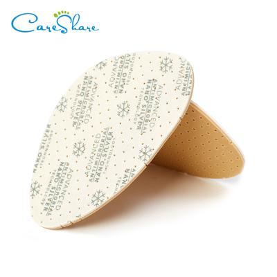 China Comfortable Leather Forefoot Leather Half Insole Cushion Cushion Shock Absorption Forefoot Non-slip Insole for sale