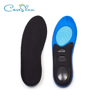 China Shock Absorption / Custom Super Soft Arch Support And PU Elastic Material Air Cushioning Filled Sports Air Cushion Insoles for sale