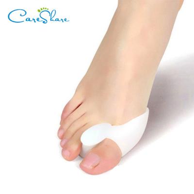 China Soft Gel Cheap Eco - Friendly Hallux Valgus Corrector Foot Care Medical Toe Separator for sale