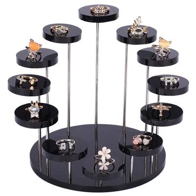 China Custom Luxury Acrylic Jewelry Display Props Custom Acrylic Ring Display Stand for sale