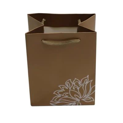 China Recycled Materials Custom Printing Luxury Boutique Shopping Carry Paper Bag For Clothes With Logos for sale