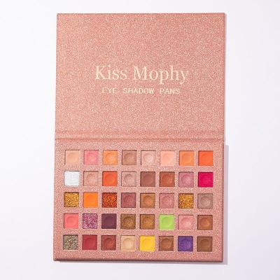 China Clean Recyclable Custom Brand Private Label Glitter Eyeshadow Palette for sale