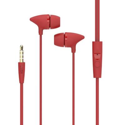 China Hot selling QUICK DRY bass-heavy sports music in-ear cell phone wired headphones with MIC for sale