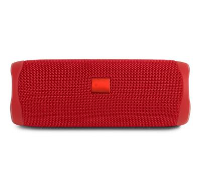 China FLIP 5, Blue-tooth Waterproof LED Flashing Light Portable Speaker--Red for sale