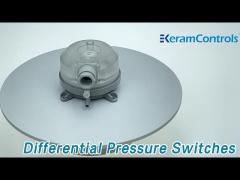 Micro Air Differential Pressure Switches 20 - 200Pa IP54 For Detection