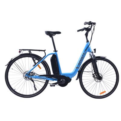 China Aluminum alloy electric bike 250w mid drive e bike with city vintage electric mid motor ebike for sale