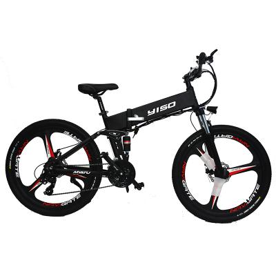 China Standard Electric Bike Folding Magnesium Wheel Foldable 26 Inch Electric Bike for sale