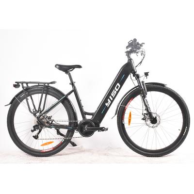 China Aluminum Alloy Yiso Mid Drive 36v Bicycle Battery Electric Bicycle For Germany Market for sale