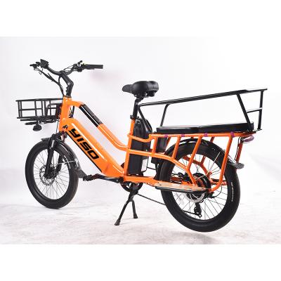 China Aluminum Alloy 20 Inch Hidden Battery 48V/17.5AH Double Electric Bike 500W Guangzhou E Bike Factory Delivery City for sale