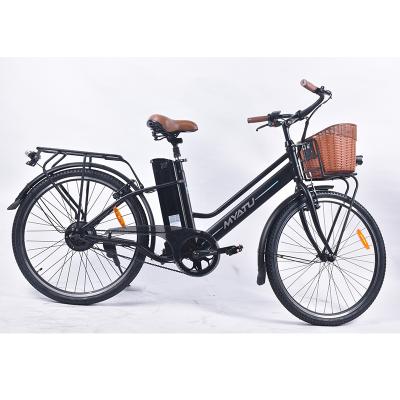 China Standard Steel Road Bikes 26 Inch Electric Low Price City Electric Bicycle for sale