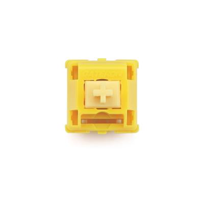 China Hot Selling Mechanical Keyboard Switch KS-25 Golden Yellow Brown Golden Yellow Cap KS-25 Linear Touch Gaming Keyboard GATERON for sale