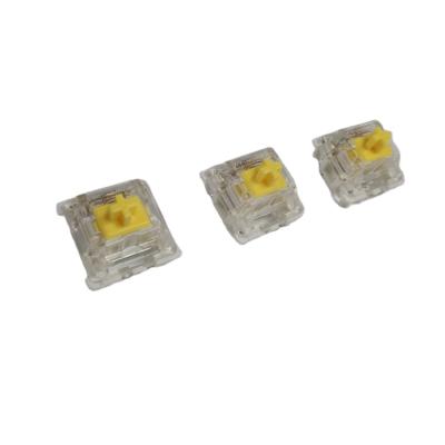 China New Arrival GATERON KS-9 Pro 3 Pin Linear Yellow Linear Lubration Gaming Mechanical Keyboard Switch for sale