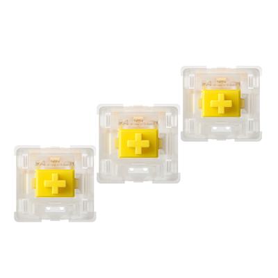 China GATERON KS-3X1 5 Pin Linear Yellow Linear Pro Game Mechanical Keyboard Switch for sale