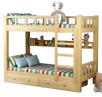 China Wholesale Cheap Bunk Beds Cheap Solid Wooden Storage Kids Wooden Bunk Bed Kids Bunk Bed for sale