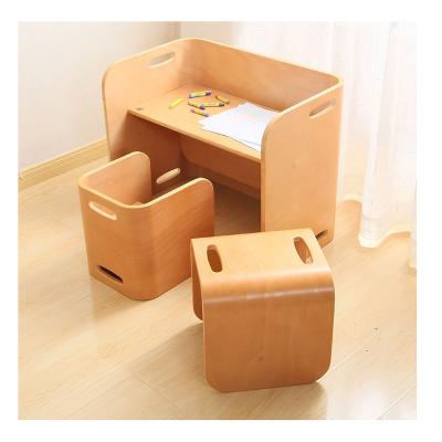 China Multifunctional wooden table and chair kids furniture sets chair desk for kids desk for sale kids tables for sale