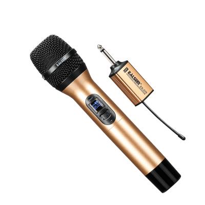 China Flexible Handheld Wireless Microphone Mini Microphone With Vocal EALSEM UHF Microphone for sale