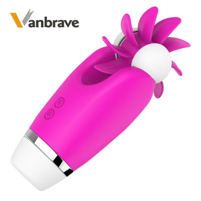 China 2-3 Hours Scolding Sex Toys Adults 500mah Rotate Licking Products Rechargeable Adult Silicone Female Tongue Vibrator for sale