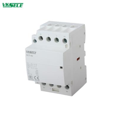 China China supplie KCT-63 VCT-63 contactor 4 poles AC 63A 12V 24V 48V 110V 220V magnetic motor control China supplie KCT-63 VCT-63 with contactor for sale