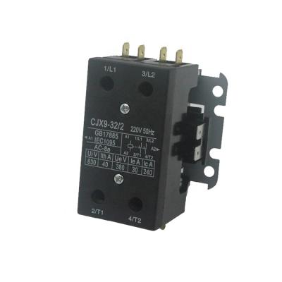 China Magnetic Motor Control Factory CJX9 Series 40A 2P 24V 120V 240V Air Conditioning Contactor for sale