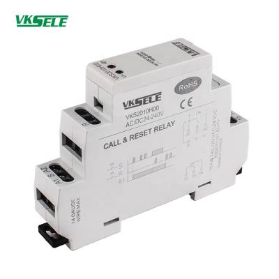 China VKS2010 5A 15A SPDT AC12V 24V 110V 220V DC24V AC/DC12-240V VKS2 Series Sealed Call Reset Relay for sale