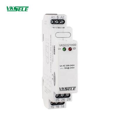 China Sealed Type 12V 24V 110V 220V Stage Timer China Supplier VKS2221 15A DPDT Electronic Relay for sale