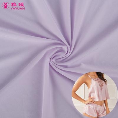 China Stretch 16 Spandex Jersey Knit Fabric For Sleepwear Panties Briefs Hot Selling Anti-wrinkle Half Luster 84 Stretch Fabric Plain Nylon Weft for sale