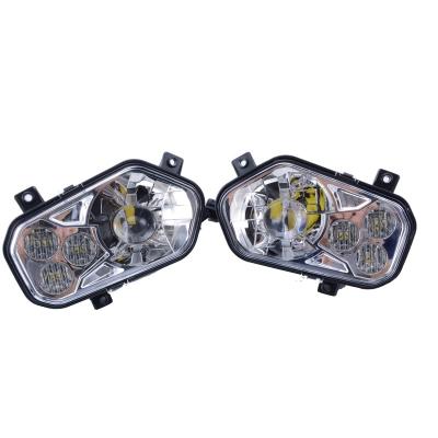 China Aluminun UTV LED Headlight Head Light Kit For RZR S 800 XP 900 4 XP 900 Sportsman Ranger Model for sale