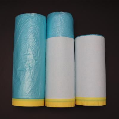 China Factory Waterproof Paint Guideline Automotive Masking Film For Car Paint Pre-Record Masking Film for sale