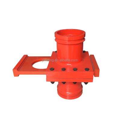 China PM DN150 Carbon Steel Hydraulic Shut Off Valve For Concrete Pump for sale