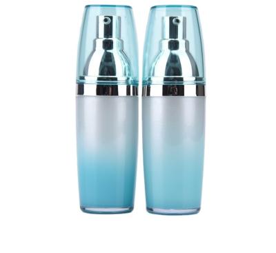 China Non Spill Fashion Classic Luxury Cosmetic Airless Pump Bottle 15ml 30ml 50ml for sale