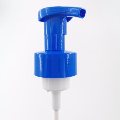 China Non Spill Wholesale Plastic Yuyao 43mm Foam Dispenser Pump With Clip Lock For Bottle for sale