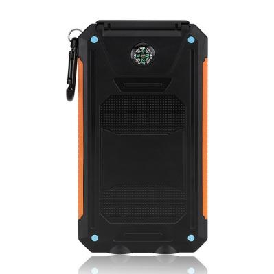 China Custom Solar Mobile Power Rechargeable battery Outdoor Emergency Solar power bank for sale