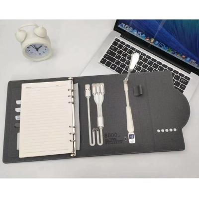 China Good Price Tri-fold rechargeable notebook with night light and Time and date display for sale