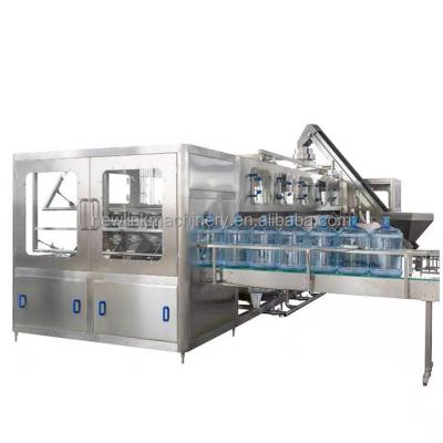 China Food 600bph 3 To 5galon Bottle Filling Production Line For Mineral Cleaning Water for sale