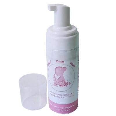 China Vaginal Wash 150ml Rose Herbal Scent Ingredient Organic Yoni Foam Wash Feminine Hygiene for sale