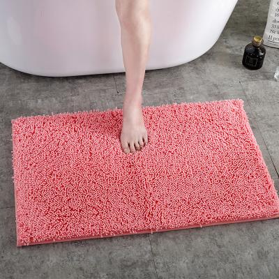 China Premium Quality Chenille Bath Mat Extra Soft Washable Covers and Absorbent Bath Cover for Slip-Resistant for sale