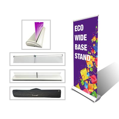 China High Quality Business Promotion Advertising Custom Roll Up Stand Banners With Logo , Retractable Portable Indoor Advertising Pull Up Banner Stands for sale