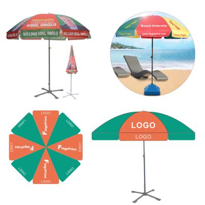 China Health care institutes factory sun umbrella parasol oxford fabric outdoor custom commeriacl beach umbrella for sale