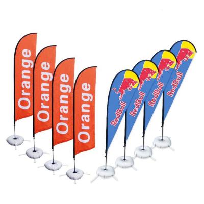 China Custom Bali Logo Flying Feather Beach Flag Printed Polyester Flex FlagsPrint Business Entrepreneur Advertising Flags Outdoor Banners for sale