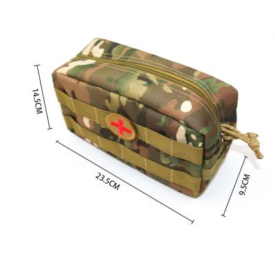 China Nylon Comfortable Material Waterproof First Aid Kit Bag Army Medical Bag Survival Card for sale