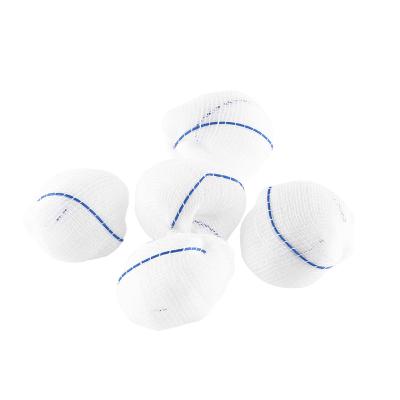 China Medical Cotton Sterile Dressing Absorbent Disposable 100% Cotton Gauze Ball For Hospital for sale