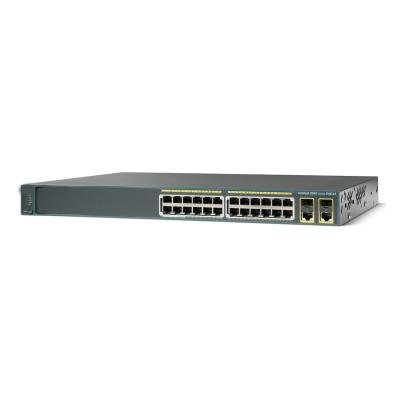 China Original LACP 2960 WS-C2960+24PC-L plus 24 Port 10/100 PoE + 2T Switch/SFP LAN Base for sale