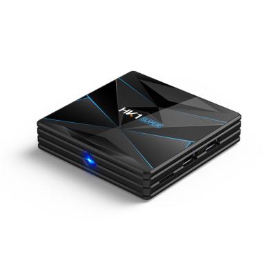 China Super Android 9.0 wifi tv box Rk3318 wifi super tv box Rk3318 dual band HK1 super android dual band box for sale