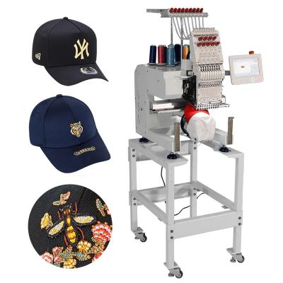 China Hotels choose main portable compact tubular drop table bag shoes hat T-shirt computer embroidery machine monogram machine for sale